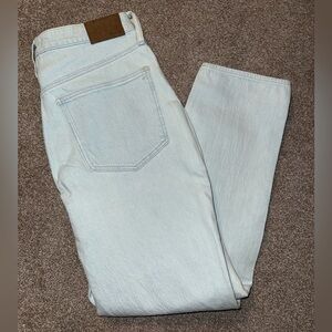 NWT Madewell The Curvey Straight Perfect Vintage Jeans Light Blue Wash 31